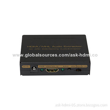 HDMI to analog converter support MHL ARC EDID